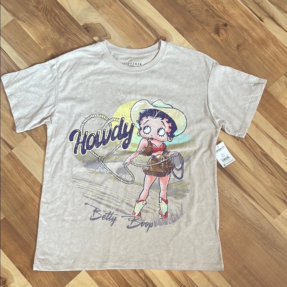 Betty Boop Howdy T Shirt - Junior’s S (4/6)